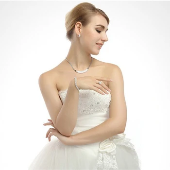 LUOTEEMI CZ Hvid Guld-Farve-Mode Bulgarien Bryllup Hoop Øreringe, Smykker til Kvinder Gave til Klassiske Party