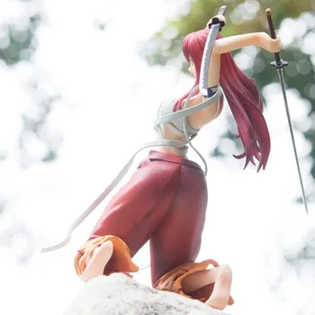 18cm Fairy Tail Erza Toy Figure PVC Figures Scarlet Cast Off Version figure