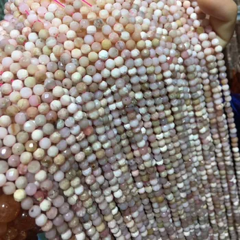 Små Perler Naturlige Sten Perler Pulver opal 3.8 mm Afsnittet Løs Perler til smykkefremstilling Halskæde DIY Armbånd