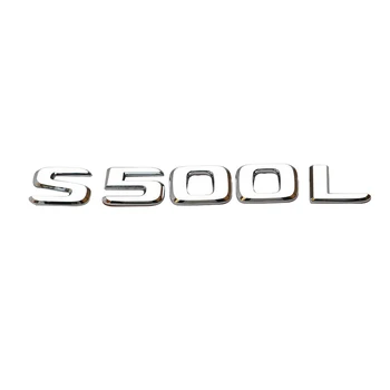 S320L S400L S450L S500L S600L Bageste Bagagerummet Brev Logo Badge Mærkat Bil Tuning af Mercedes-Benz AMG S-Klassen Logo Tilbehør