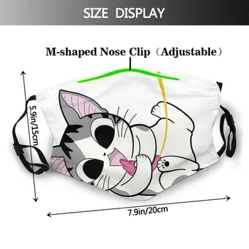 Dejlig Kat Munden Face-Maske-Chi ' s Sweet Home Chi Animationsfilm Beskyttelse Genanvendelige Vaskbar Masker Med filter Munden Dække