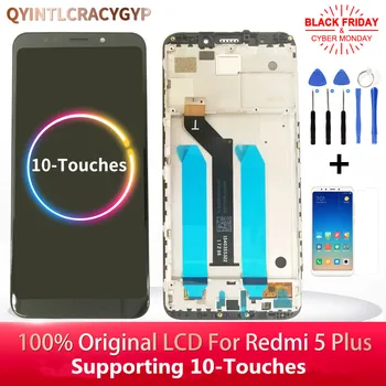 2160*1080 IPS Oprindelige LCD-For Xiaomi Redmi 5 Plus LCD-Skærm Med Ramme+Touch Screen For Redmi 5 Plus Skærm LCD-Skærm