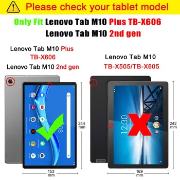 Tilfældet For Lenovo Fanen M10 FHD Plus TB-X606F TB-X606X 10.3