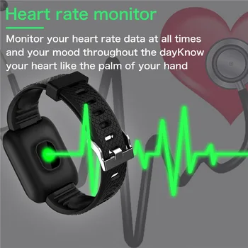 2020 Smart Ur Mænd Kvinde Smartwatch Bluetooth-Måling af Blodtryk pulsmåler, Sport, Smarte Ure Android, IOS