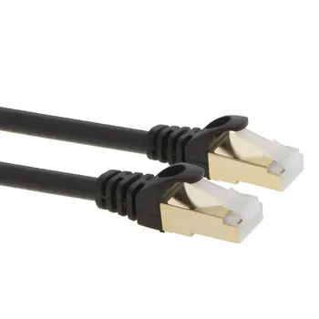 CAT7 Ethernet-Kabel Dobbelt Afskærmet 10 Gigabit 600MHx Ethernet Patch Kabel, SSTP Høj Hastighed RJ45 LAN-Netværk Kabel til Modem