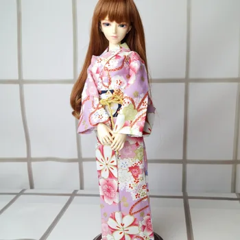 OOAK Japan Style Lilla Kimono Kjole Til 1/4 17