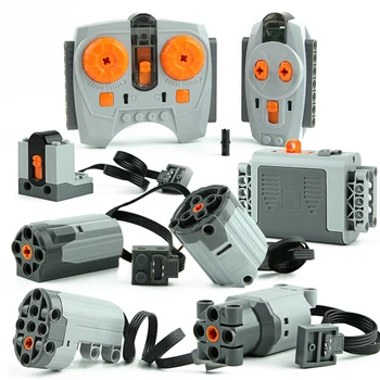 MOC Legoe Teknik Motor Box Sæt IR-RX TX Servo Fjernbetjening byggesten 8881 Teknik Motor Børn, Legetøj til Børn, Gaver
