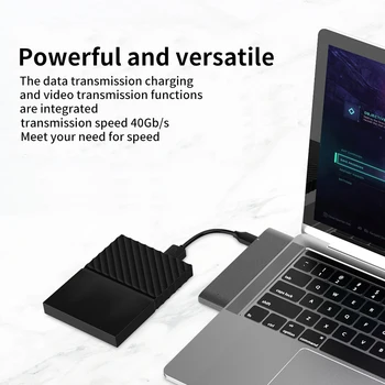 7-i-1 Dual USB Type C-C Laptop-Dockingstation HDMI 4K TF SD-Kort-Læser PD USB-Hub 3.1 Til Macbook Pro Air Tilbehør