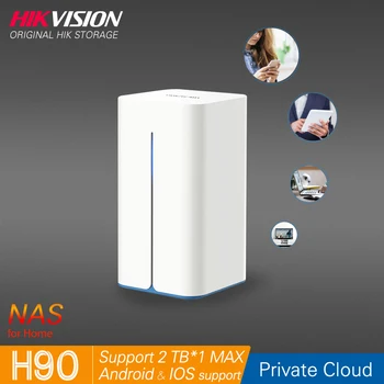 Hikvision HikStorage NAS Privat Cloud Deling Network Attached Storage-Server til Hjemmet støtte HDD/SSD 2,5 tommer H90