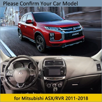Dashboard Dækker Beskyttende pude til Mitsubishi ASX-RVR 2011~2020 Bil Tilbehør Dash Board Parasol Tæppe 2016 2017 2018 2019