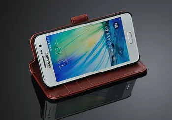 Ultra tynd tegnebog flip phone cover Pu læder kortholder cover taske til Samsung Galaxy A3 2016 2017 A3000 A310F A320F