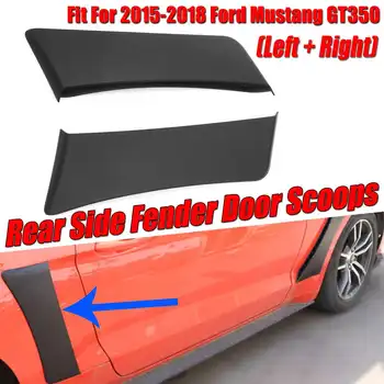 Et Par Bil Foran/Bag Side For Fender Døren Scoops Plade Til For Ford Mustang GT350-2018 R Style Bil For Fender Scoops Dække