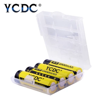 YCDC 8stk=AA+AAA Genopladelige Batterier 1,2 V NI-MH 1000mAh AAA + 2000mAh AA NiMh Batteri med Celler Hold Tilfælde Box
