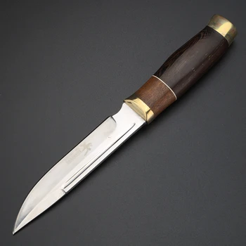 Offentlig fixed blade knife lige kniv multi-funktion kniv EDC af høj hårdhed jagt på vilde liv kniv