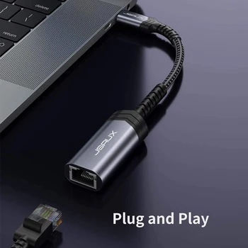 JSAUX USB-C Ethernet USB-C til RJ45 Lan-Adapter til MacBook Pro Samsung Galaxy S9/S8/Bemærk 10/9 Type C netværkskort USB-Ethernet