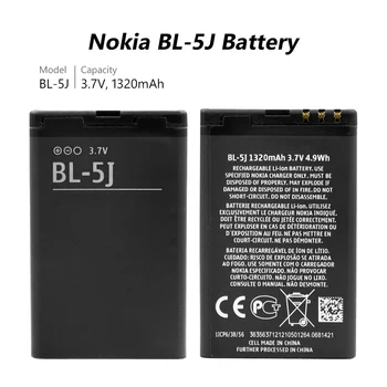 Original BL5J BL-5J BL-5J Mobiltelefon Batteri Til Nokia 5230 5232 5233 5800 Lumia 520 525 530 5900 Xpress Music C3 N900 X6 X9