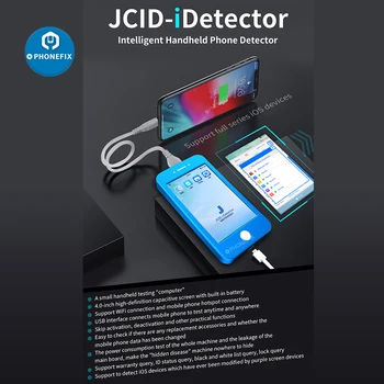 JCID iDetector Intelligent Håndholdt JC iDetector Af Telefonen Detektor Fejl Tester Støtte Fuld hele Serien iOS-Enheder til iPhone