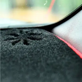 Taijs venstrestyret bil dashboard dækker for Toyota Hilux Vigo 2005 beskyttende dacron auto dashboard mat tæppe til hilux vigo