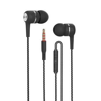 Mini New wired in-ear Øretelefon S12 til musik, gaming, sport bærbare headset super bas, stereo øretelefoner med mikrofon til huawe