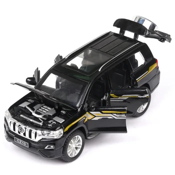 Nye 1:32 TOYOTA PRADO SUV støbt Legering Bil Model Diecasts & Toy Lyd og Lys Tilbage Kids Legetøj Samling Gaver Gratis Fragt