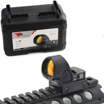 Mini RMR SRO Red Dot Anvendelsesområde Kollimator Glock Refleks Syn Anvendelsesområde passer 20mm Rail & Glock Mount til Airsoft / Jagt Riffel