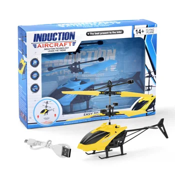 Baby Legetøj Flyvende Drone Helikopter Legetøj til Børn LED Blinker Børn Forsamling Infraed Induktion Fly Fly Fødselsdag Gave