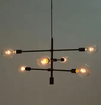 LukLoy Post-moderne Stue Vedhæng Lys Køkken Øen La Loft Dekoration Glas Gren Geometriske linje Suspension Lampe