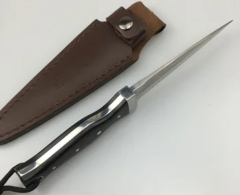 LEMIFSHE L01 Fixed blade knife 440C stål ebony håndtere udendørs jagt overlevelse lomme køkken værktøj camping EDC værktøj