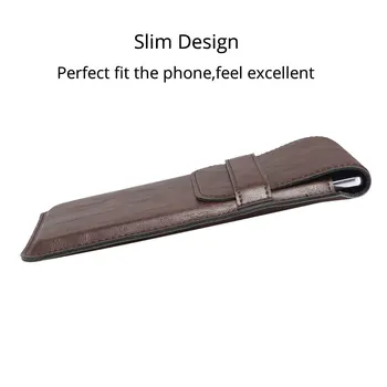 Universal Bælte Klip Tilfælde Holster til iPhone X XR XS max 6 6s 7 8 plus Slim Læder taske til Oneplus 7 Pro 6t 6 Huawei Xiaomi