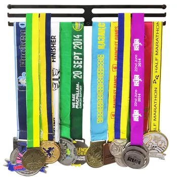 Ufuldkommen Marathon Sport Holder Metal Medalje Bøjle Med Ridser
