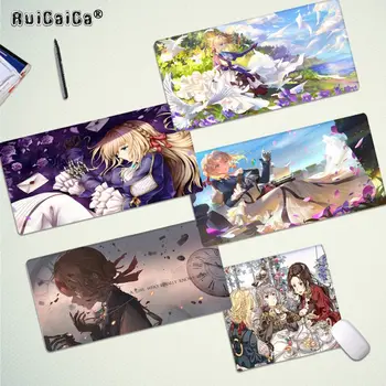 RuiCaiCa Japansk Anime Violet Evergarden naturgummi Gaming musemåtte, Bruser Mat Gummi PC Gaming musemåtte