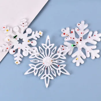SNASAN Silikone Formen Vedhæng Snefnug julepynt Smykker at Gøre DIY-Værktøjet UV-Epoxy Harpiks støbeform, Dekorative Håndværk