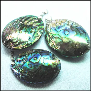 1PC naturlige abaloneskal vedhæng perlemor vedhæng mange former for øreringe eller vedhæng gøre tilbehør godt valg