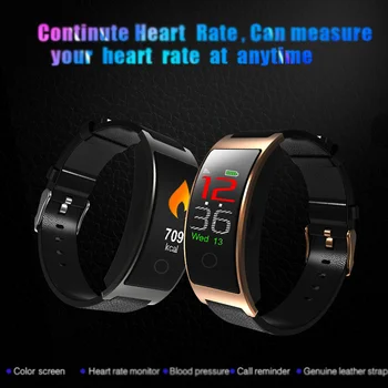 CK11C Smart Band Blodtryk pulsmåler Armbåndsur Mænd Kvinder Fitness Tracker Smart Ur Armbånd til Android, iOS