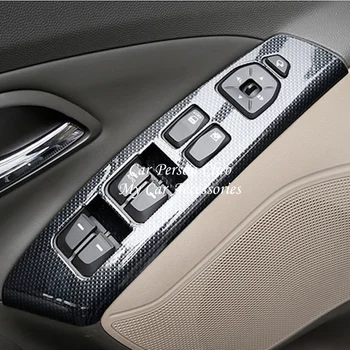 Tilbehør Til Hyundai ix35 2010-Indvendig Dør, Armlæn Dække Vinduet Glas Lift-Kontakten Knappen Frame Trim Chrome-Bil Styling