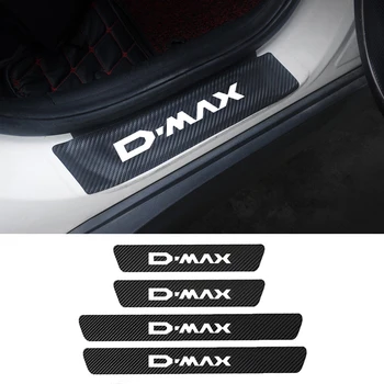 PU Læder Carbon Fiber 4stk Bil Dør Karmen Protector Klistermærker Dækning For ISUZU Nye ISUZU D-MAX Dmax D max MU-X Mux Tilbehør
