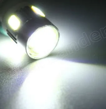 10 stykker bedste Pris W5W 194 6 SMD 5630 LED Bredde Angivelse med projektorens Linse Lys Nummerplade Pærer