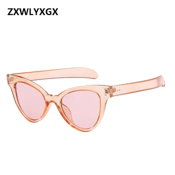 Ny Mode Tom Cat Eye Solbriller Kvinder Brand Designer Overdimensioneret Ramme Vintage solbriller oculos de sol UV400