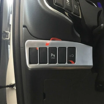 ABS Chrome Til Mitsubishi Outlander 2016 2017 Tilbehør Bil Foran Lygten Tåge Lys Switch Panel Frame Cover Trim