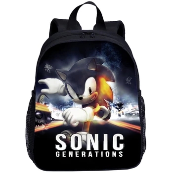 Høj Kvalitet Sonic The Hedgehog Skoletaske Casual Rygsække Til Baby, Drenge Og Piger, Dejlige Pindsvin Skoletasker Mochilas Infantil