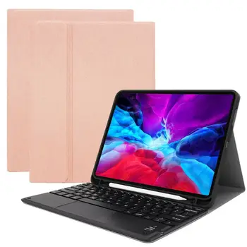 Touchpad Keyboard Case til iPad Pro 11 Tommer 2020/2018 Aftageligt Tastatur Slank Beskyttende Cover med Indbygget blyantsholder