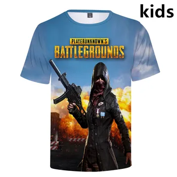 3 til 14 år børn t-shirt PUBG Spil 3D printet t-shirt til drenge, piger Spiller ukendt ' s Battlegrounds tshirt Tee børn tøj
