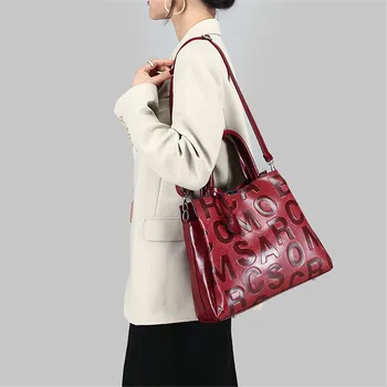 Retro Stor Kapacitet Tote Tasker Til Kvinder 2021 Luksus Håndtasker Blødt Læder Kvinder Tasker Designer Damer Skulder Taske I Høj Kvalitet
