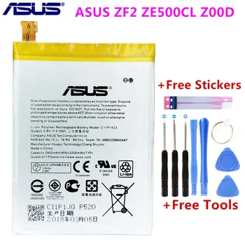 Original ASUS Høj Kapacitet C11P1423 Batteri Til ASUS ZF2 ZE500CL Z00D 2400mAh + Værktøjer