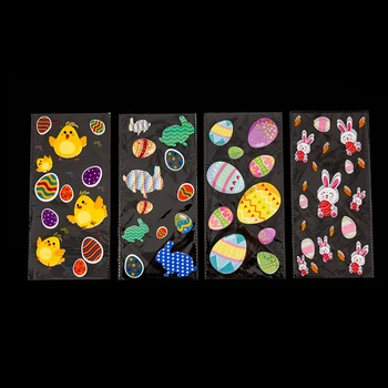 50stk Påske Slik Cookies Tasker Sød Kanin god Påske Emballage til Fødevarer Gave DIY plastikposer Påske Fest Dekoration