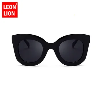 LeonLion 2021 Rund Ramme Solbriller Kvinder Retro Trend Street Beat Klassisk Udendørs Sol Briller UV400 Oculos De Sol Masculino