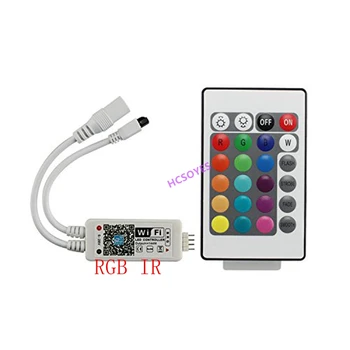 16Million farver Wifi RGB / RGBW led controller smartphone-kontrol musik og timer funktion magic hjem mini wifi led rgb controlle