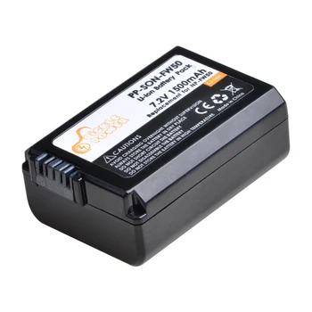 NP-FW50 NP-FW50 Batteri + LED-Dobbelt Oplader for Sony Alpha a6500 a6300 a6000 a5000 a3000 a7 7R a7R a7R II a7II NEX-3 OG NEX-3N NEX-5