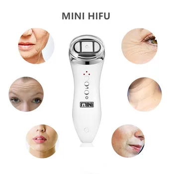 Mini HIFU Maskine Ultralyd Maskine hudpleje Produkter RF Fadiofrecuencia Facial ansigtsløftning Anti Rynker Ultralyd Terapi