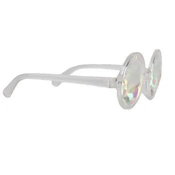 Steampunk Retro Gotiske Solbriller Runde Briller Vintage Brillerne Gennemsigtige Briller til Halloween-Brillerne Cosplay Flerfarvet